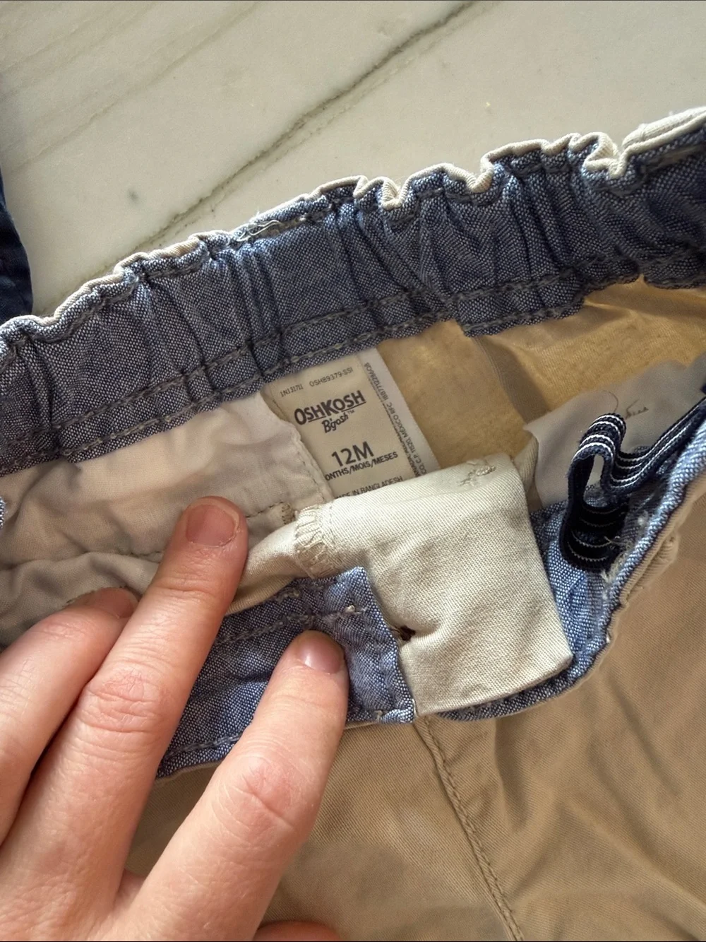 OshKosh B'gosh Navy and Khaki Shorts 2-Pack